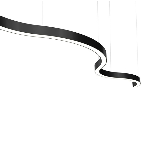 Aluminum bendable led profile seamless connection