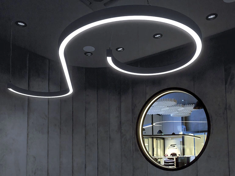 Complicated shape bendable led channel