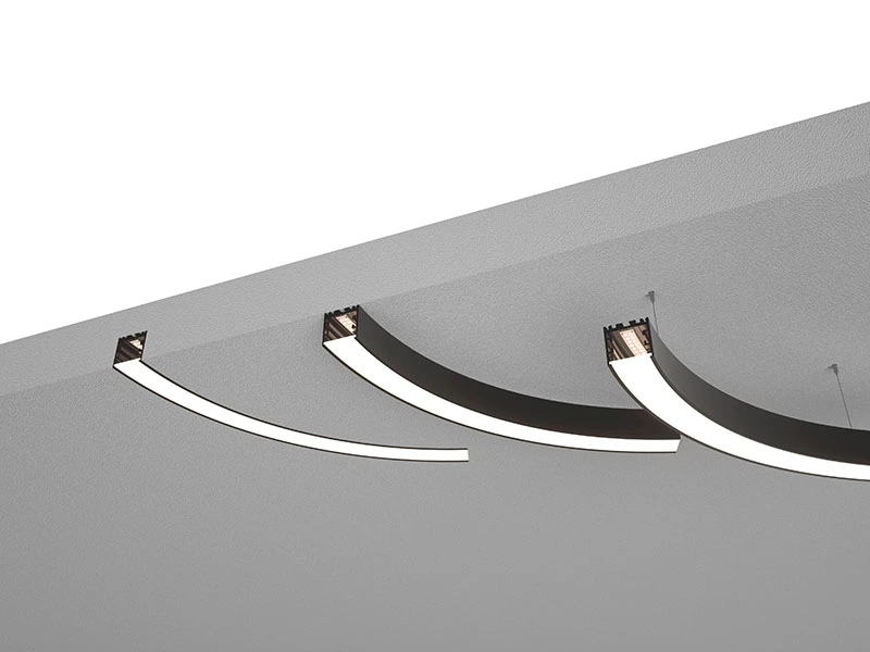 Three installation ways for aluminu circular ring profile
