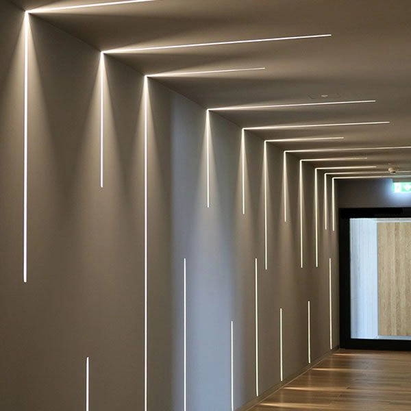 led corner profile interior design