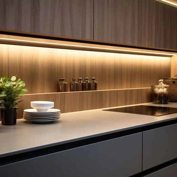led kitchen cabinet profile lighting